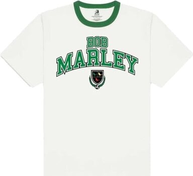 T-Shirt Bob Marley Collegiate Crest White 2XL T-Shirt - 1