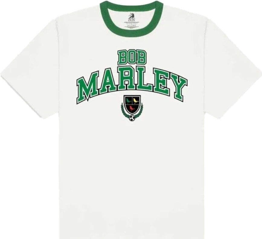 Tricou Bob Marley Collegiate Crest White S Tricou