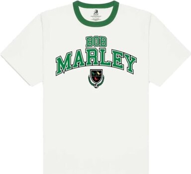 T-Shirt Bob Marley Collegiate Crest White M T-Shirt - 1