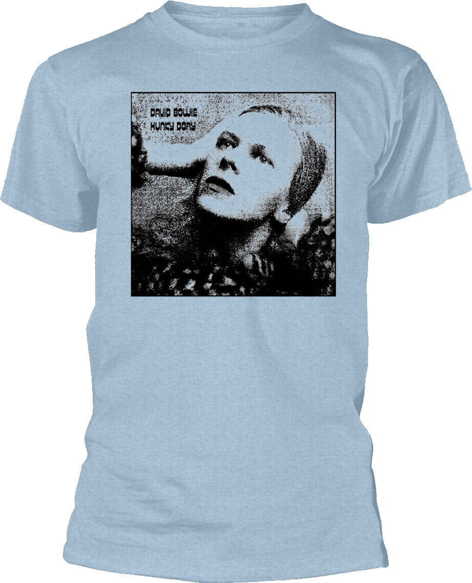 T-Shirt David Bowie Hunky Dory Mono Light Blue 2XL T-Shirt