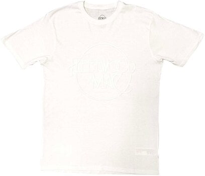 Paita Fleetwood Mac Classic Logo (Hi-Build White-On-White) White L Paita - 1