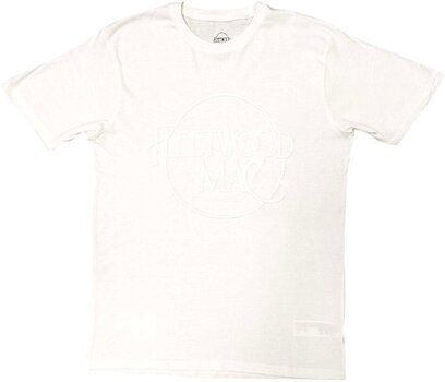 T-särk Fleetwood Mac Classic Logo (Hi-Build White-On-White) White 2XL T-särk - 1