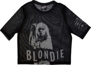 T-Shirt Blondie Mic Stand (Mesh) Black L Ladies T-Shirt
