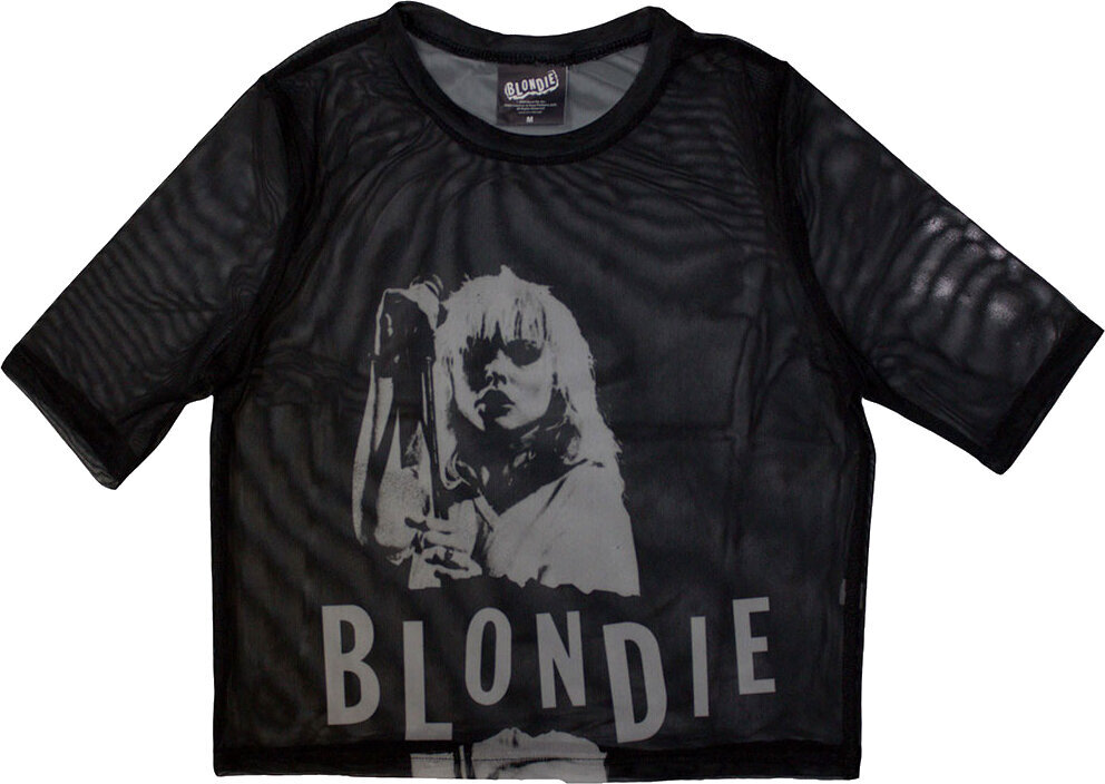 T-shirt Blondie Mic Stand (Mesh) Black XL Femme T-shirt