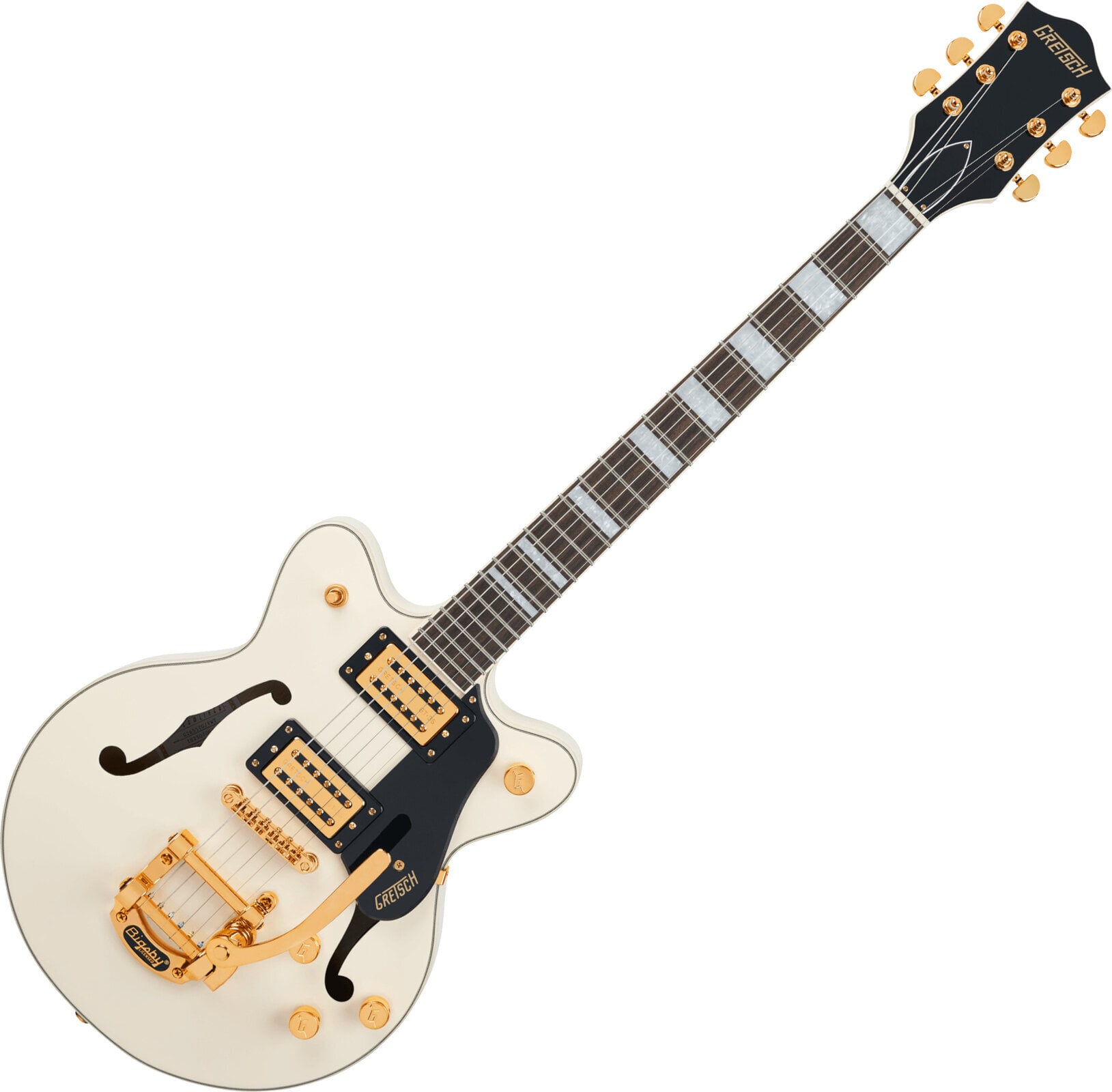 Semiakustická gitara Gretsch G2655TG Streamliner Center Block Jr. LRL Vintage White Semiakustická gitara