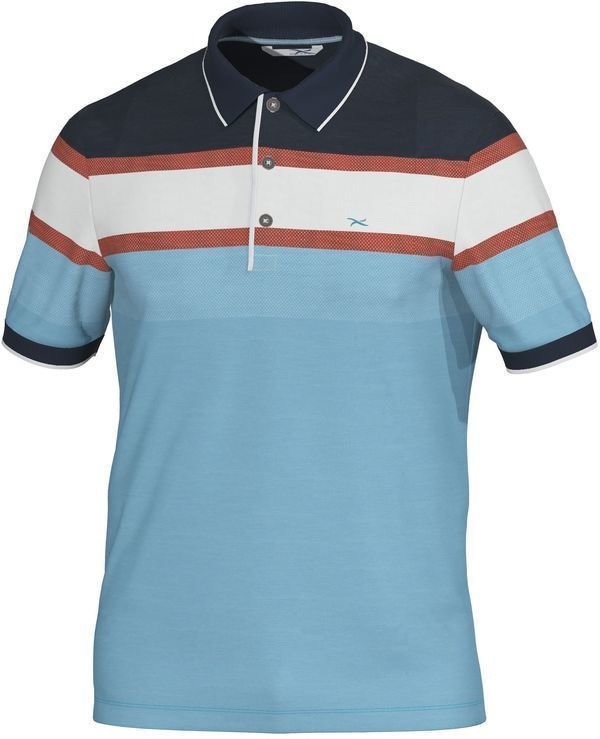 Koszulka Polo Brax Preston Koszulka Polo Do Golfa Męska Blue L