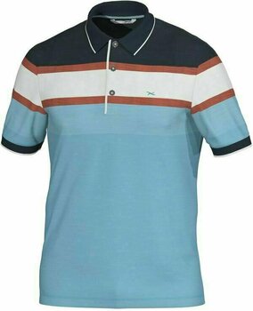 Koszulka Polo Brax Preston Koszulka Polo Do Golfa Męska Blue L - 1