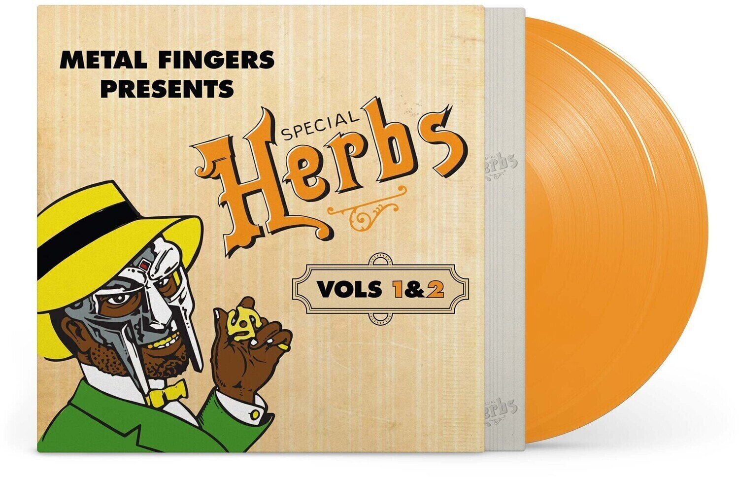 LP ploča Metal Fingers - Special Herbs (Vols 1&2) (Reissue) (Mustard Yellow Coloured) (2 LP)