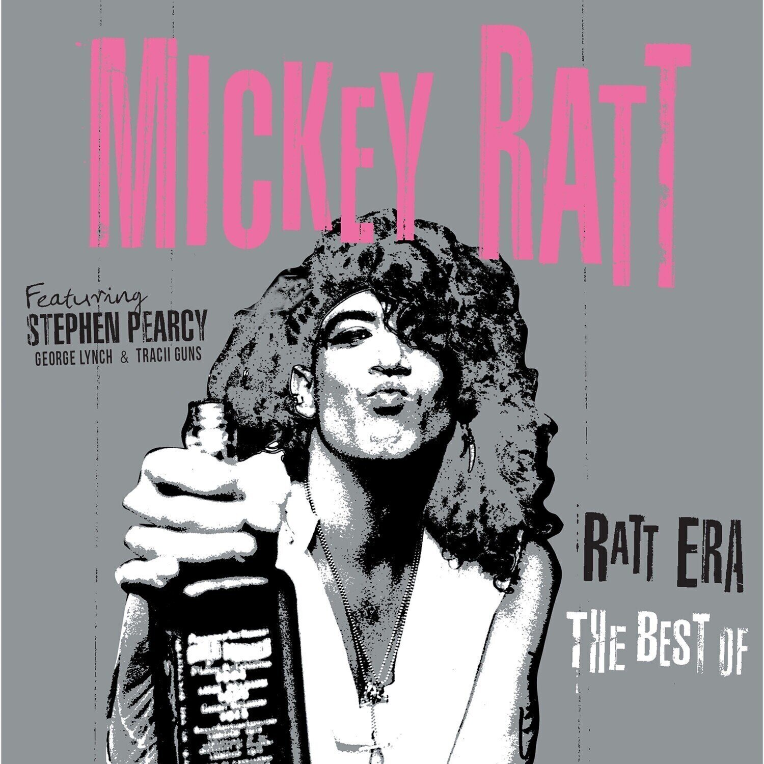 Vinilinė plokštelė Mickey Ratt & Stephen Pearcy - Ratt Era: The Best Of (Limited Edition) (Pink/ Black Splatter Coloured) (LP)