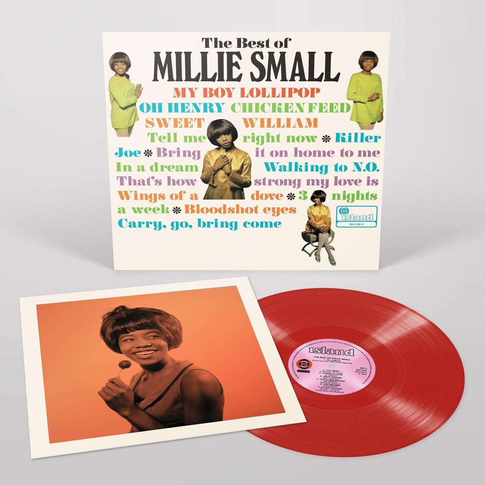 Vinylskiva Millie Small - The Best Of Millie Small (Limited Edition) (Red Coloured) (LP)