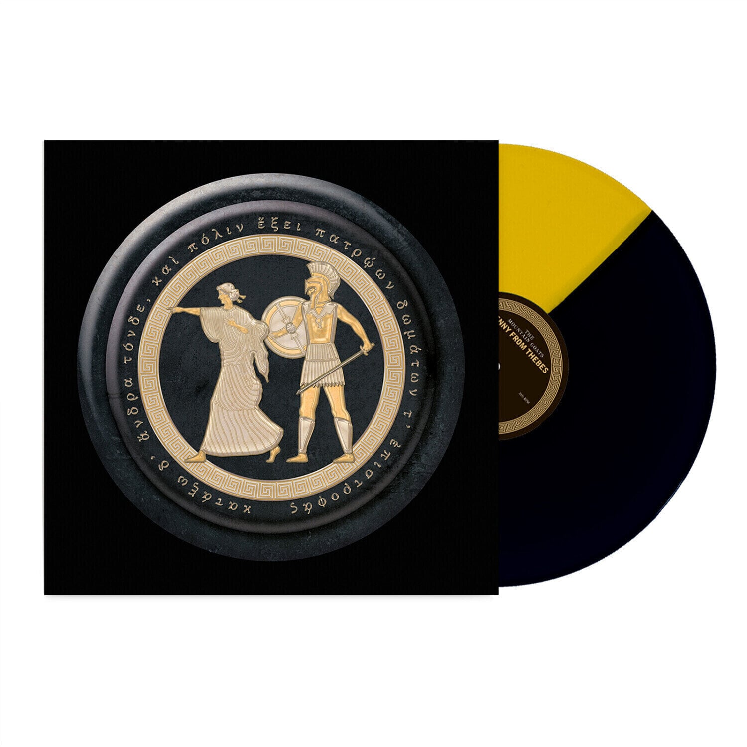 Vinylskiva The Mountain Goats - Jenny From Thebes (Limited Edition) (Yellow / Black Coloured) (LP)
