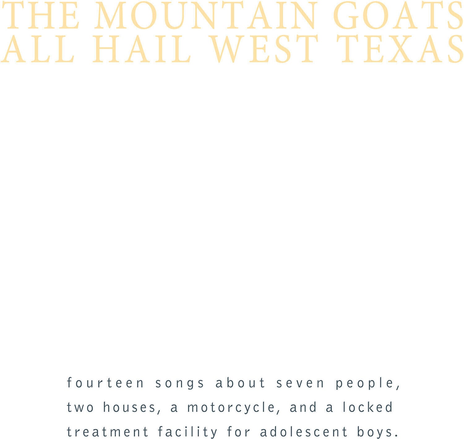 Disco in vinile The Mountain Goats - All Hail West Texas (Reissue) (LP)