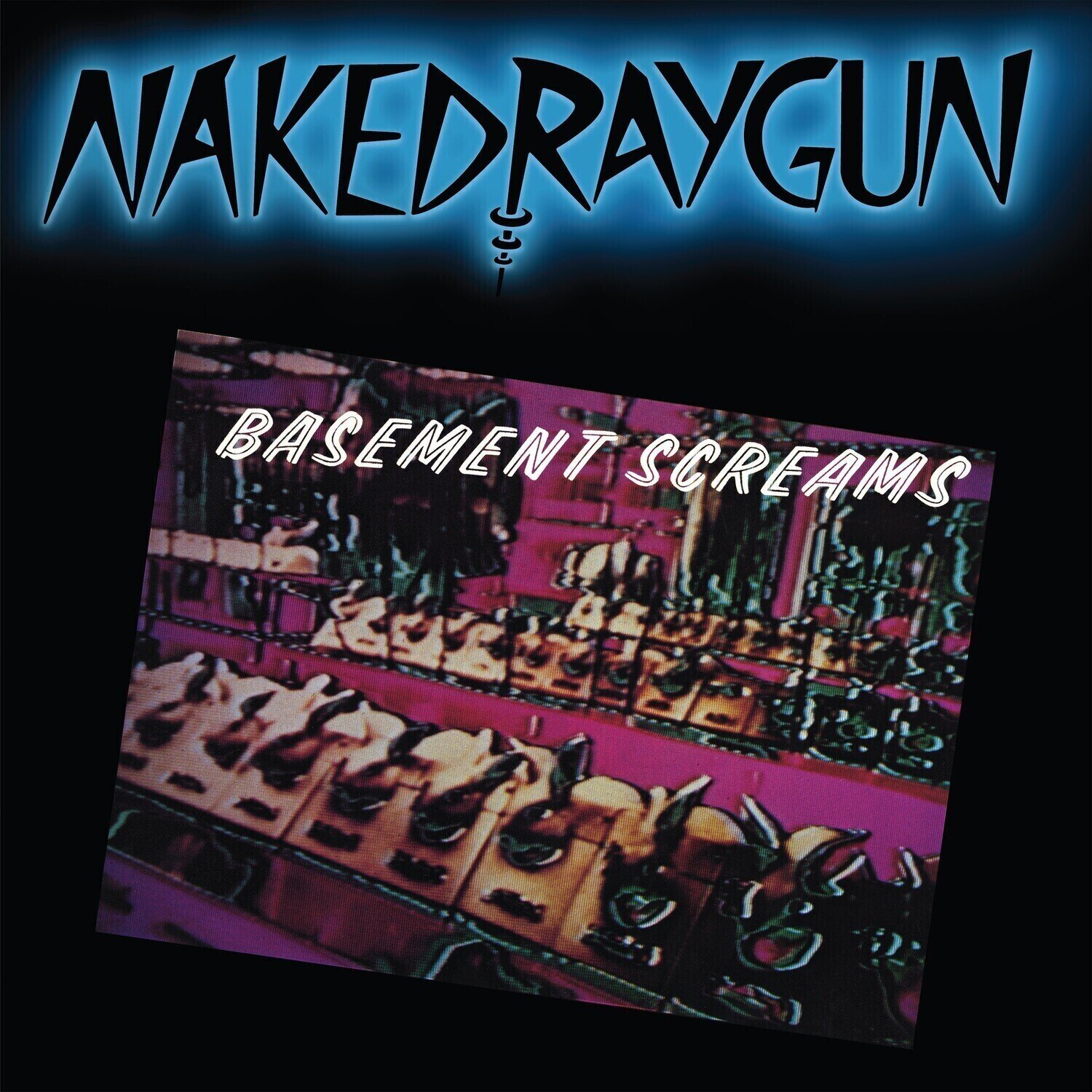 LP ploča Naked Raygun - Basement Screams (Limited Edition) (with Black and White Streaks Dark Teal Coloured) (LP)