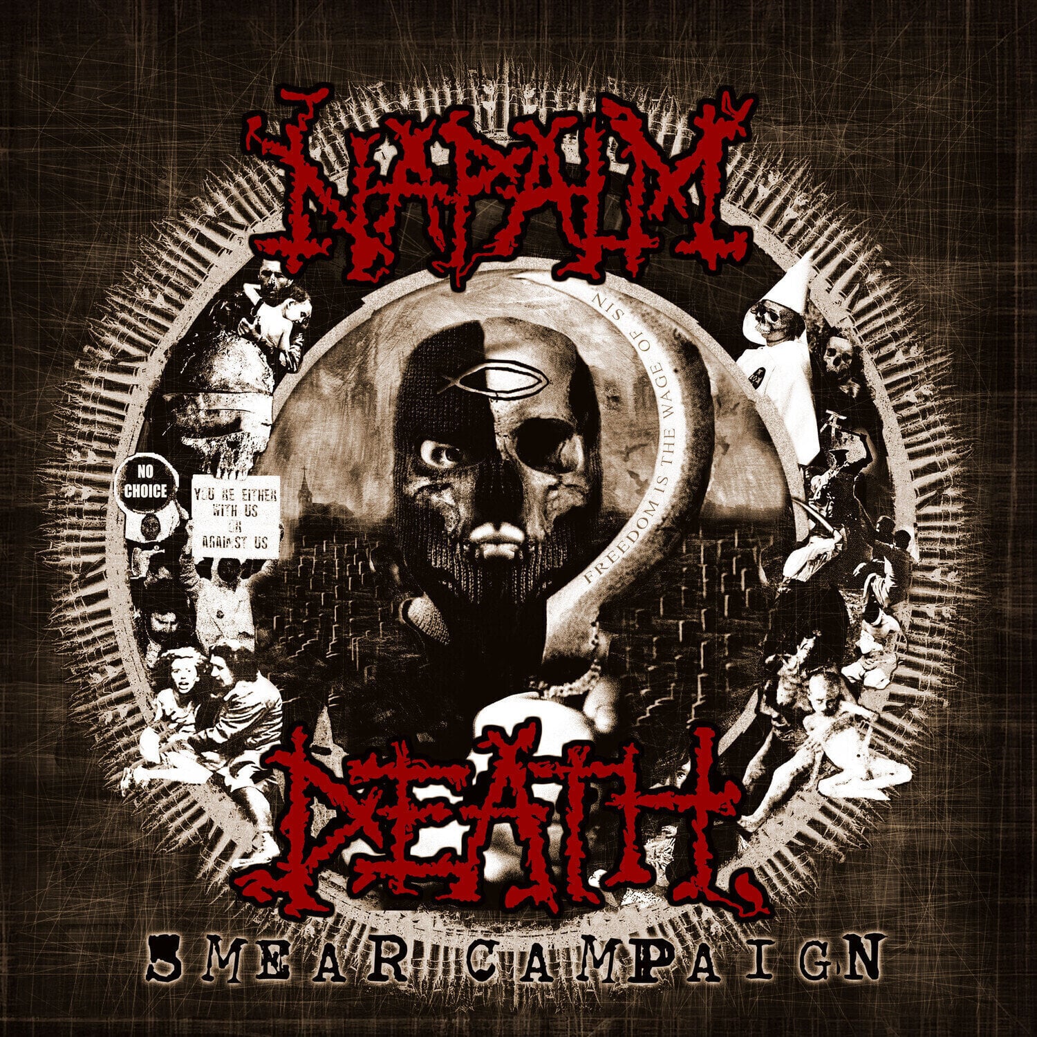 Vinyylilevy Napalm Death - Smear Campaign (Limited Edition) (Rusty Red Coloured) (LP)