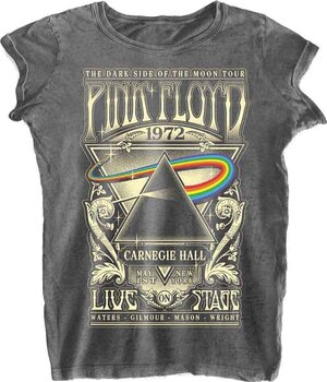 T-shirt Pink Floyd Carnegie Hall Charcoal Grey XL Feminino T-shirt - 1