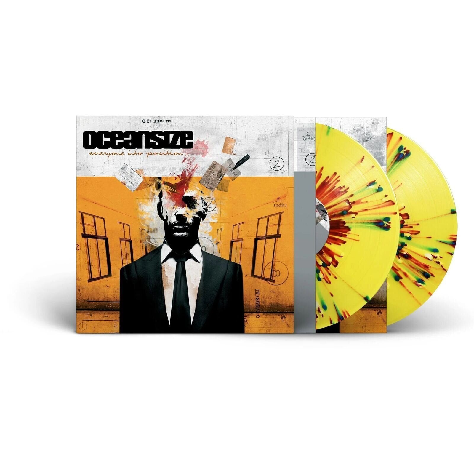 Vinyylilevy Oceansize - Everyone Into Position (Limited Edition) (Splatter Yellow Coloured) (2 LP)