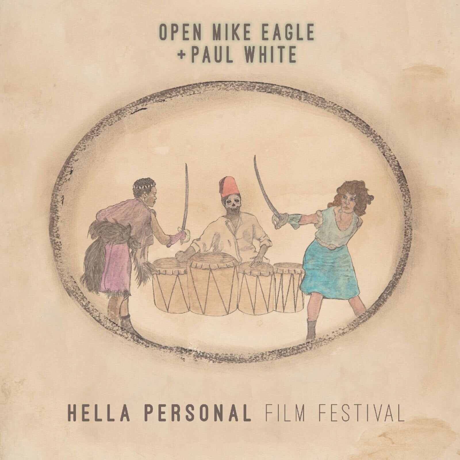 LP ploča Open Mike Eagle & Paul White - Hella Personal Film Festival (Limited Edition) (Baby Blue Coloured) (LP)