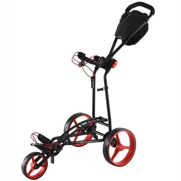 Handmatige golftrolley Big Max Autofold FF Black/Red Handmatige golftrolley