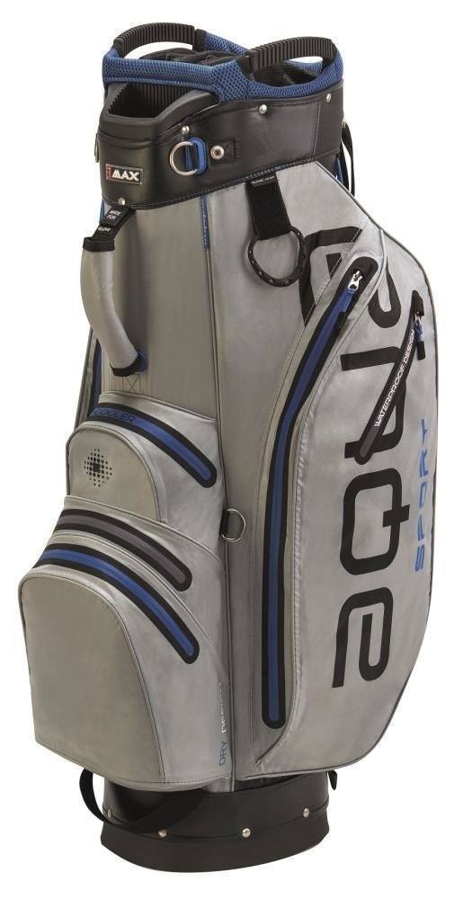 Golf torba Big Max Aqua Sport 2 Silver/Black/Cobalt Cart Bag