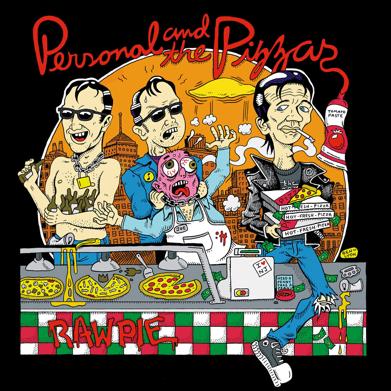 Vinyl Record Personal And The Pizzas - Raw Pie (LP)