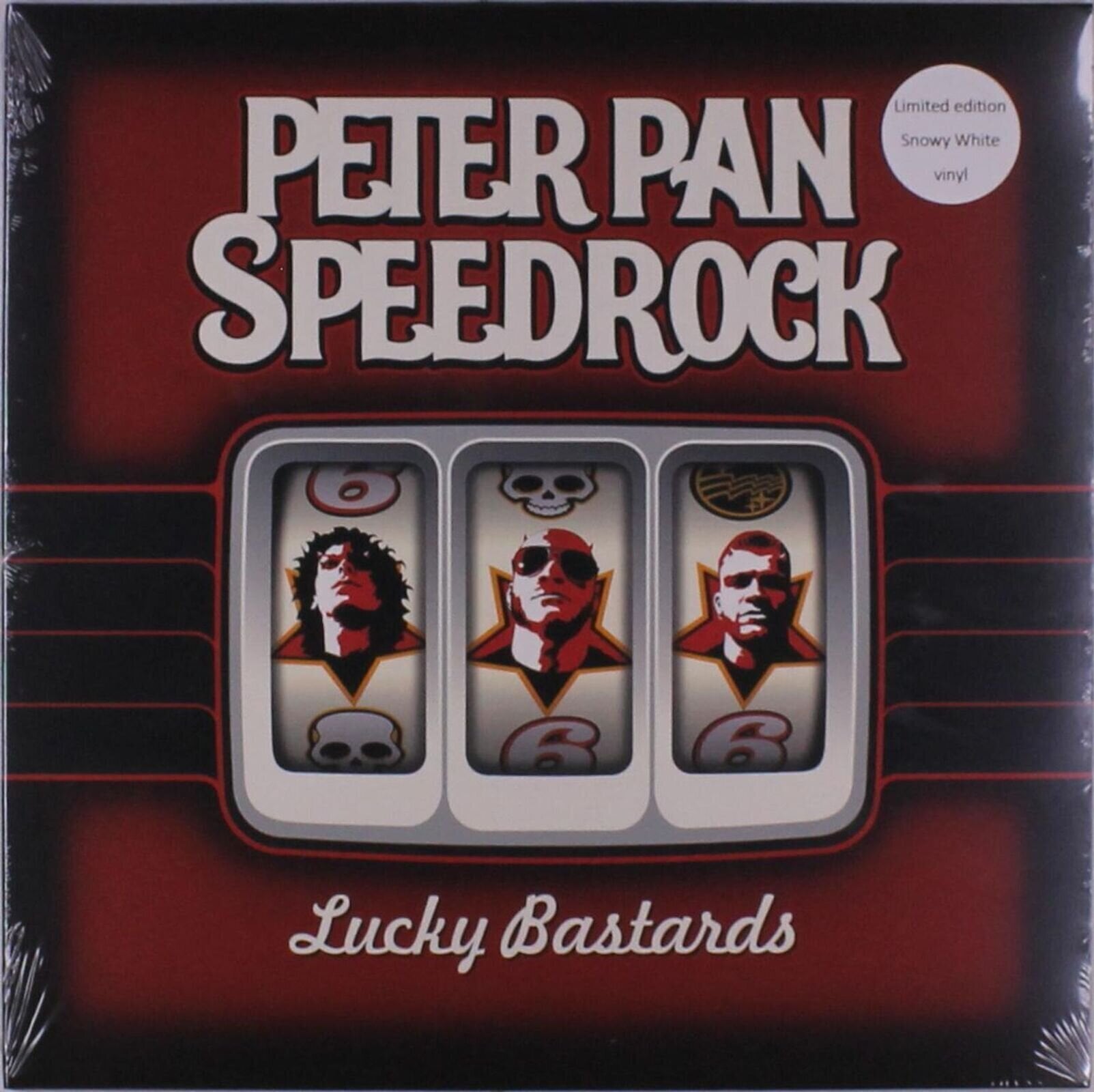 Vinüülplaat Peter Pan Speedrock - Lucky Bastards (Limited Edition) (Snowy White Coloured) (LP)