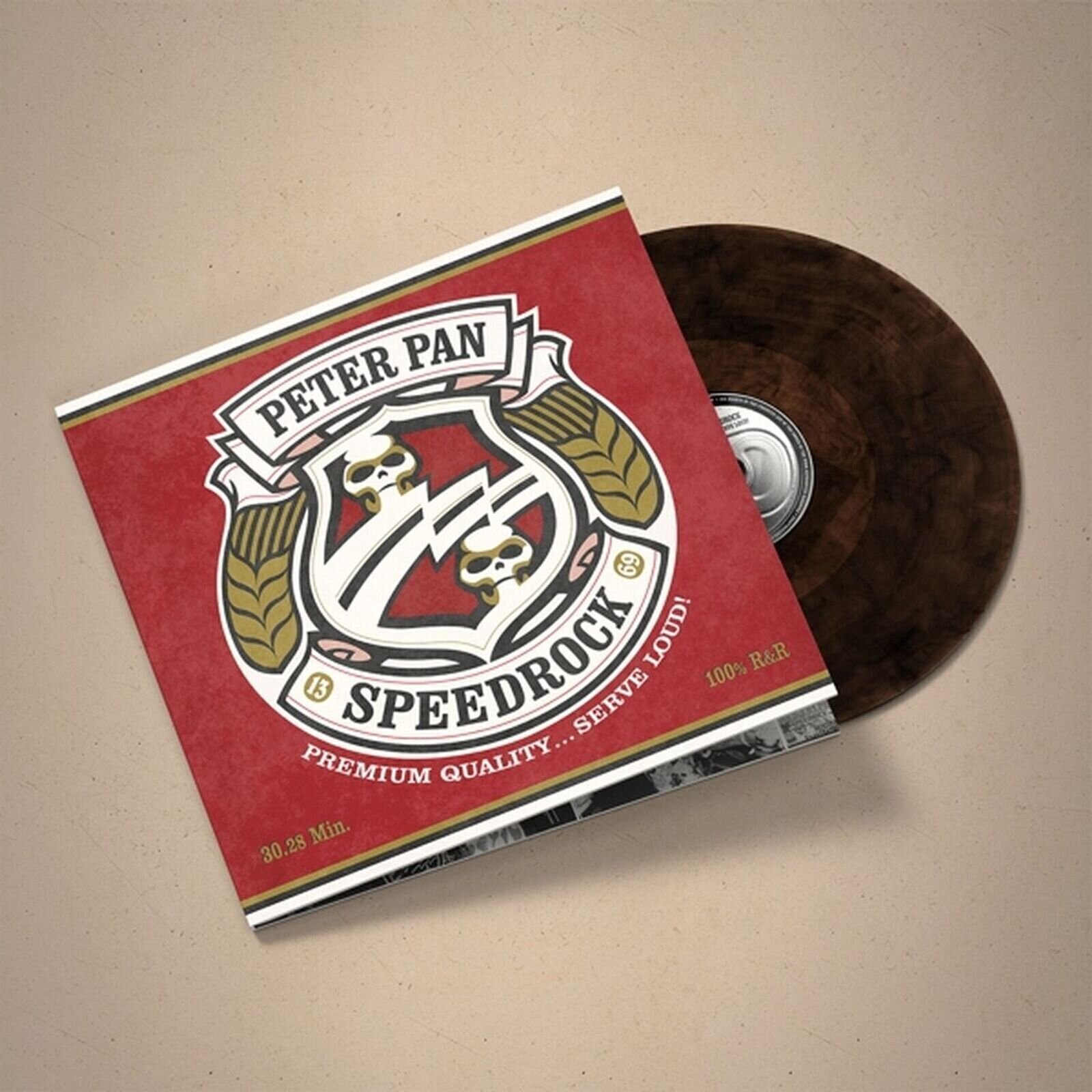 Vinüülplaat Peter Pan Speedrock - Premium Quality...Serve Loud! (Limited Edition) (Black Clouds Coloured) (LP)
