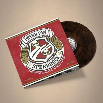 Vinüülplaat Peter Pan Speedrock - Premium Quality...Serve Loud! (Limited Edition) (Black Clouds Coloured) (LP) - 1