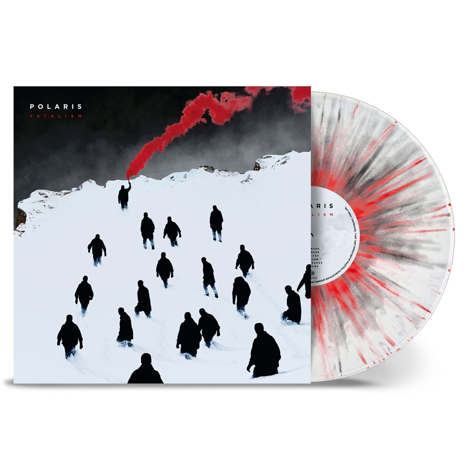 LP ploča Polaris - Fatalism (White with Black and Red Splatter Coloured) (LP)
