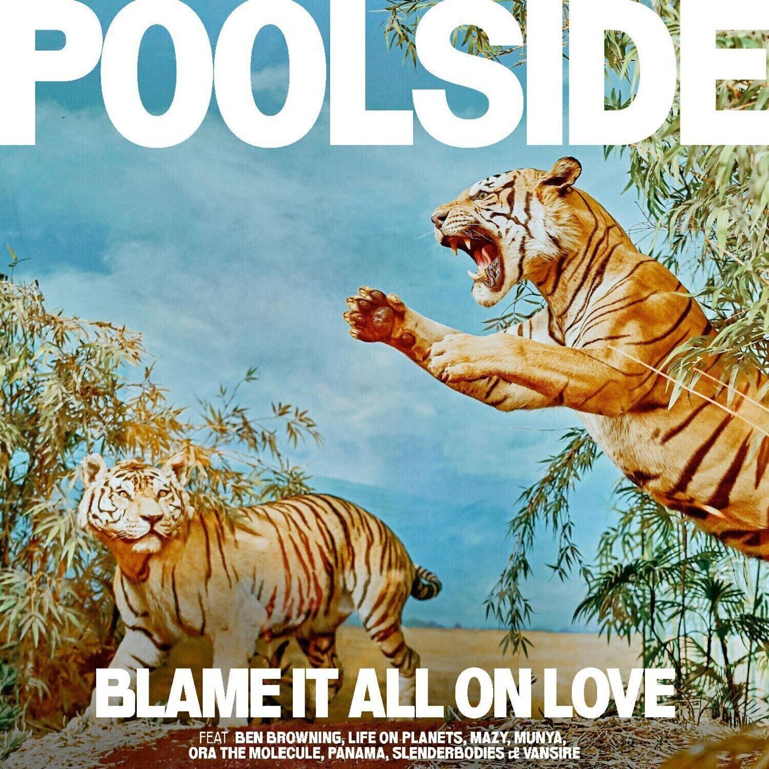 Vinyl Record Poolside - Blame It All On Love (140 g) (Orange Coloured) (LP)