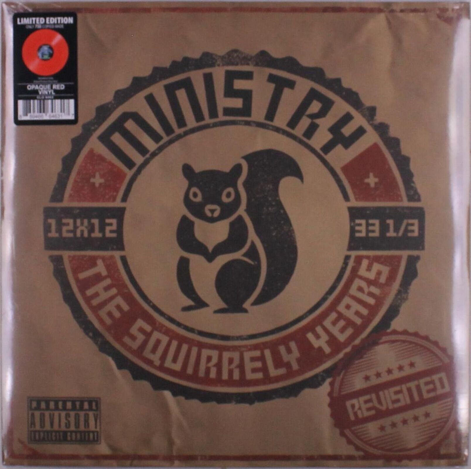 Disco de vinil Ministry - The Squirrely Years Revisited (Limited Edition) (Opaque Red Coloured) (LP)