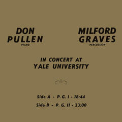 Vinyl Record Don Pullen & Milford Graves - In Concert At Yale University (Reissue) (LP)