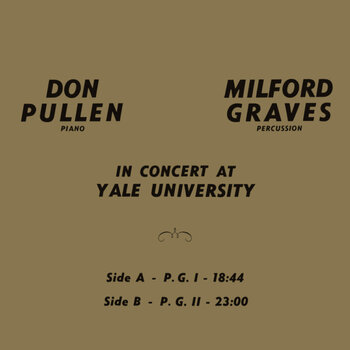 Vinylskiva Don Pullen & Milford Graves - In Concert At Yale University (Reissue) (LP) - 1