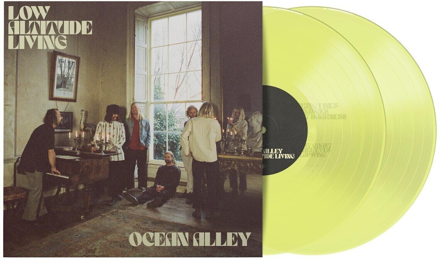 Disco de vinil Ocean Alley - Low Altitude Living (Limited Edition) (Translucent Lime Green Coloured) (2 LP)