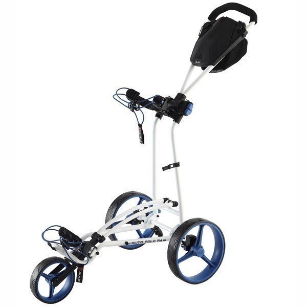 Ročni voziček za golf Big Max Autofold FF White/Cobalt Ročni voziček za golf
