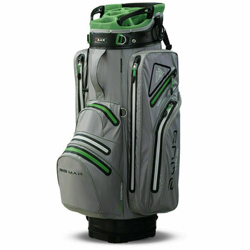 Golf Bag Big Max Aqua Tour 2 Silver/Lime/Black Cart Bag - 1