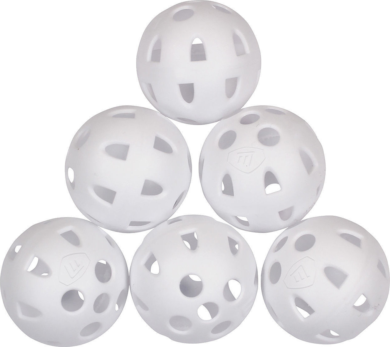 Žogice za trening Masters Golf Airflow XP White Žogice za trening