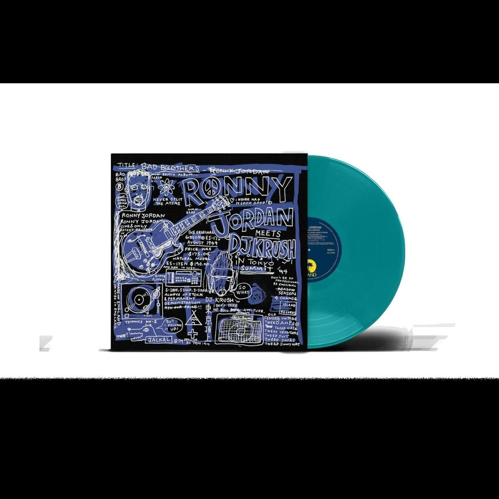 Vinylskiva Ronny Jordan & DJ Krush - Bad Brothers (Reissue) (Coloured) (LP)