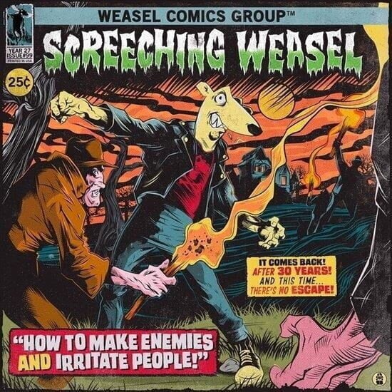 Vinylskiva Screeching Weasel - How To Make Enemies And Irritate People (Limited Edition) (Red + Poster Coloured) (LP)