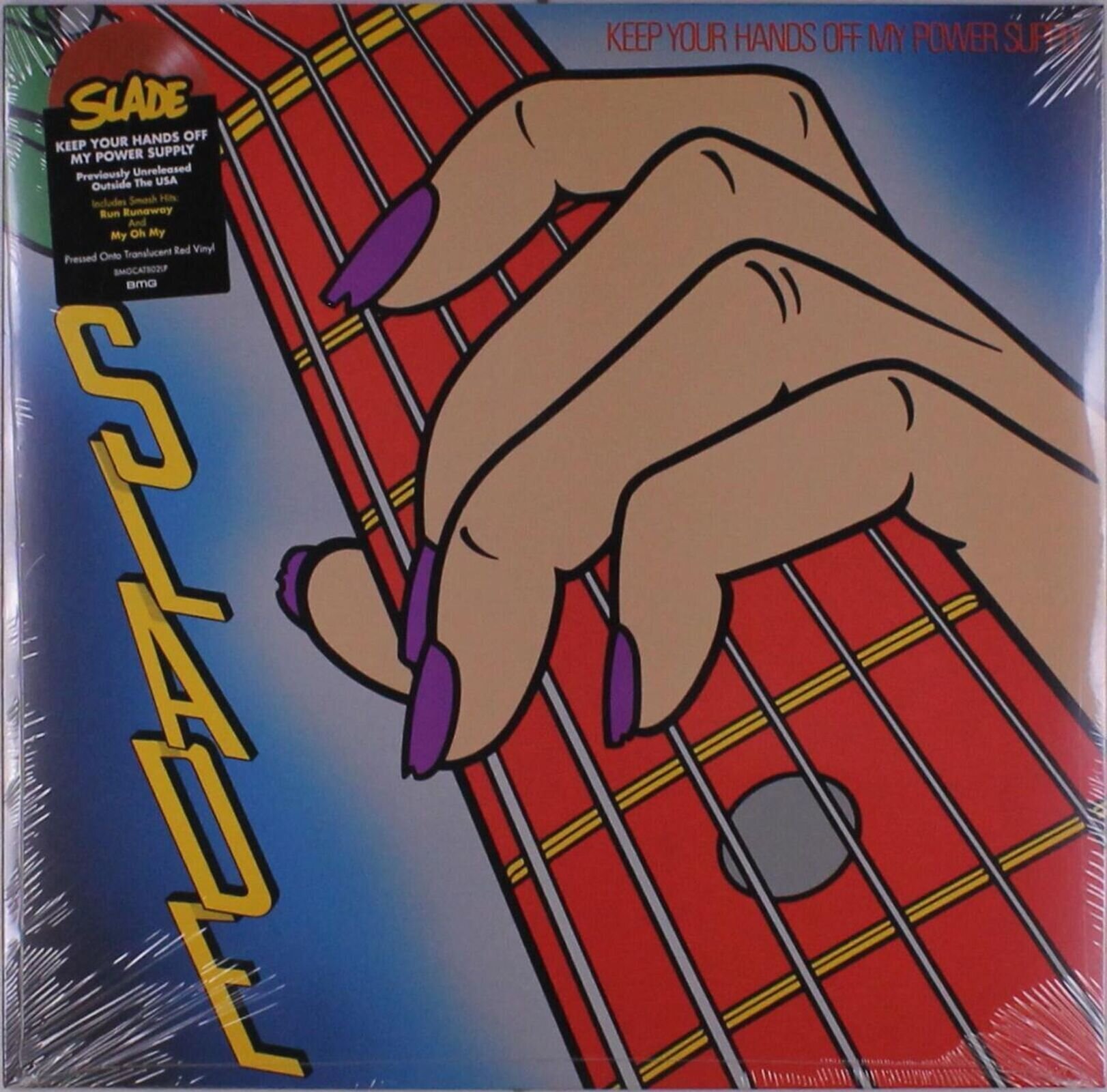 Vinylskiva Slade - Keep Your Hands Off My Power Supply (Translucent Red Coloured) (LP)