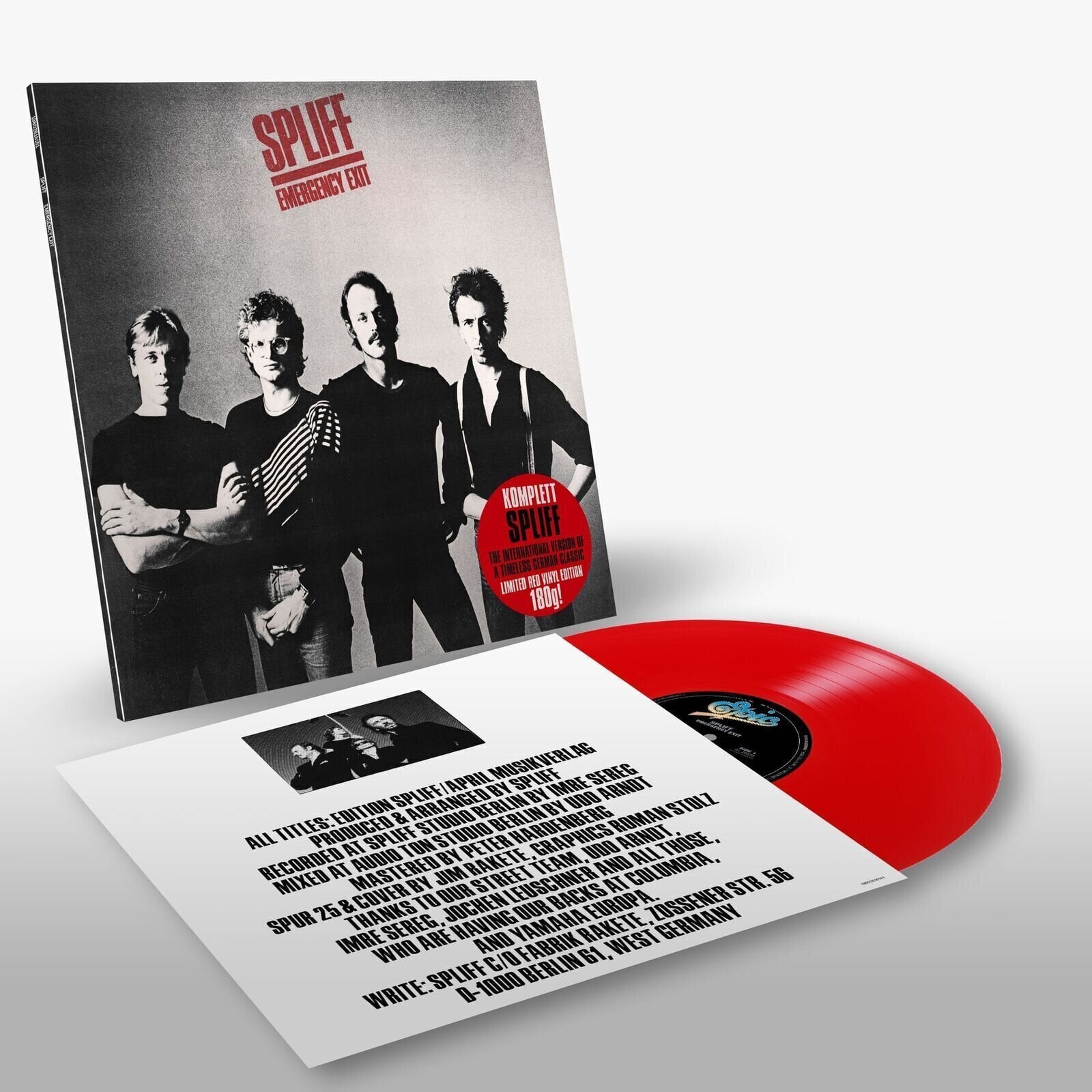 Vinyl Record Spliff - Emergency Exit (Reissue) (180 g) (Red Coloured) (LP)
