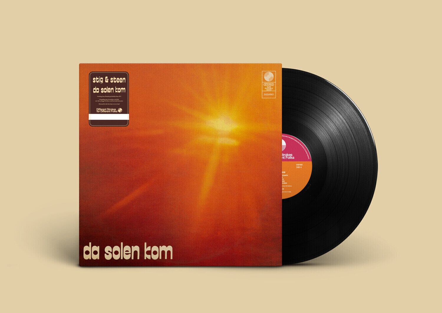 Disque vinyle Stig & Steen - Da Solen Kom (LP)