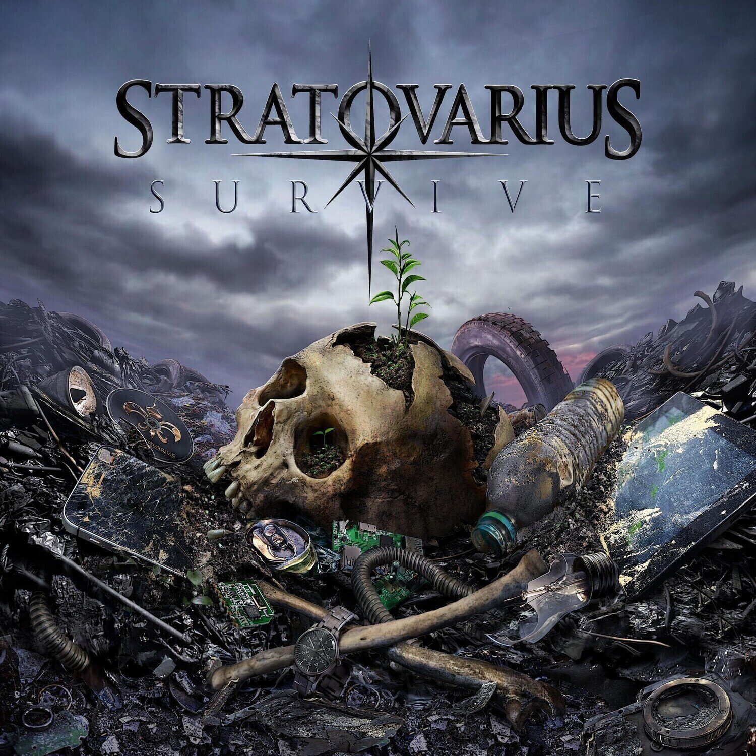 Disco de vinil Stratovarius - Survive (Limited Edition) (Blue Curacao Coloured) (2 LP)