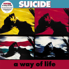 Vinylskiva Suicide - A Way Of Life (35th Anniversary Edition) (Reissue) (Transparent Blue Coloured) (LP)