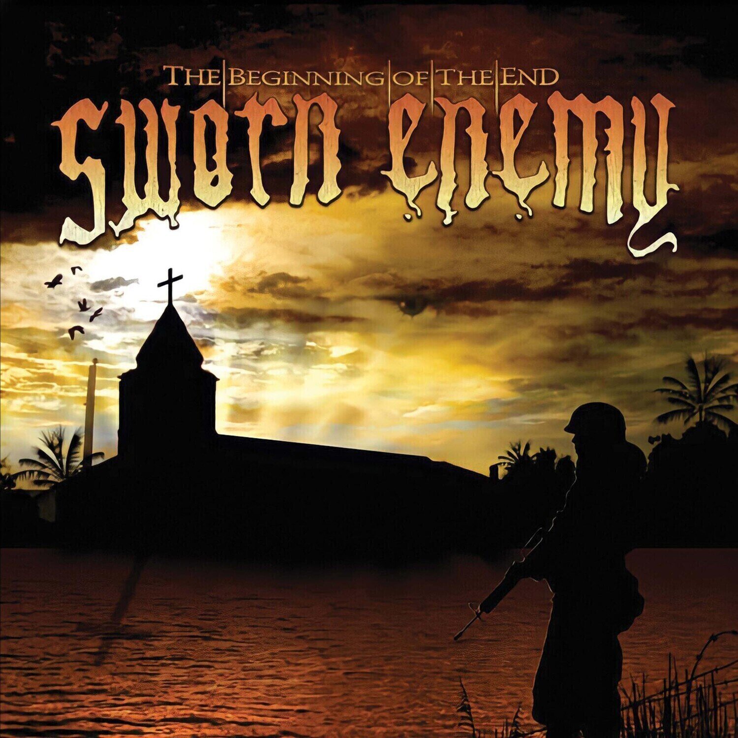 Disco in vinile Sworn Enemy - The Beginning Of The End (Limited Edition) (Red/Orange Swirl Coloured) (LP)