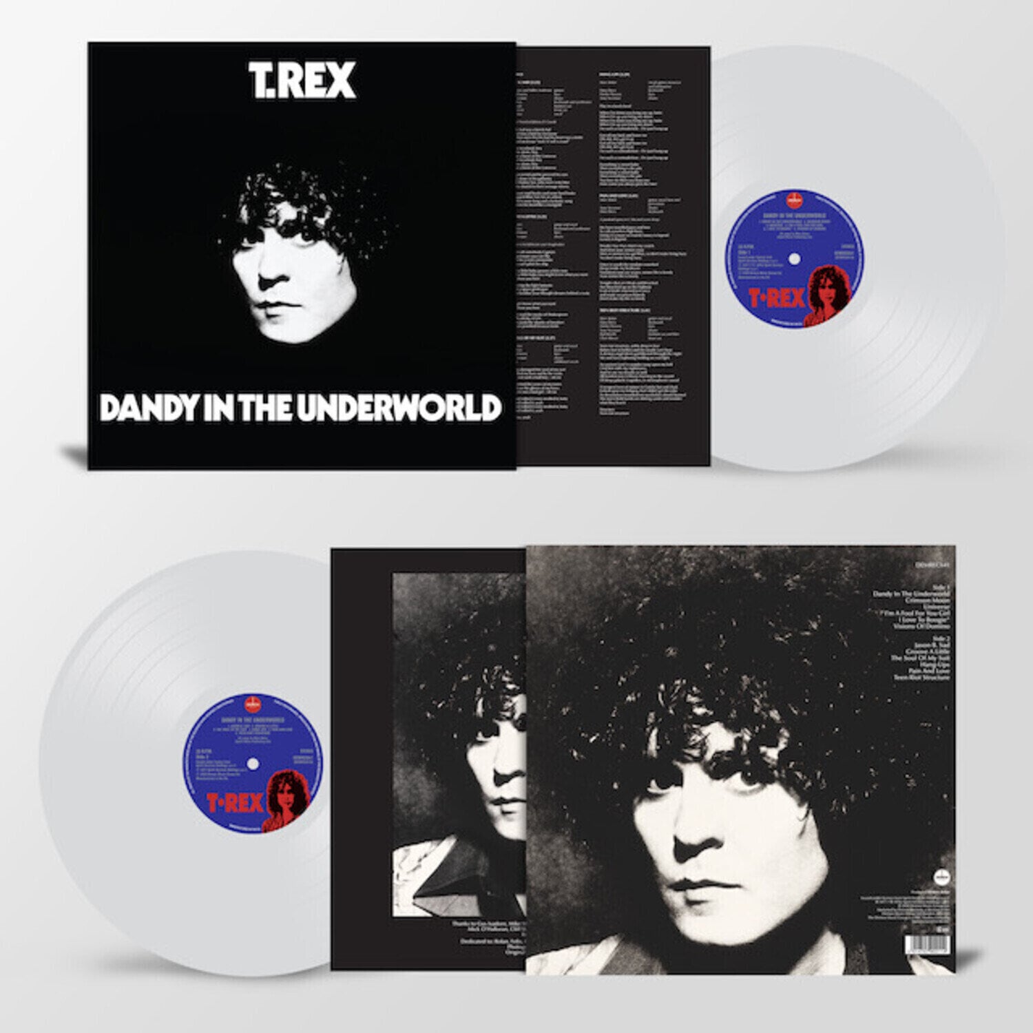 Disque vinyle T. Rex - Dandy In The Underworld (Reissue) (180 g) (Clear Coloured) (LP)