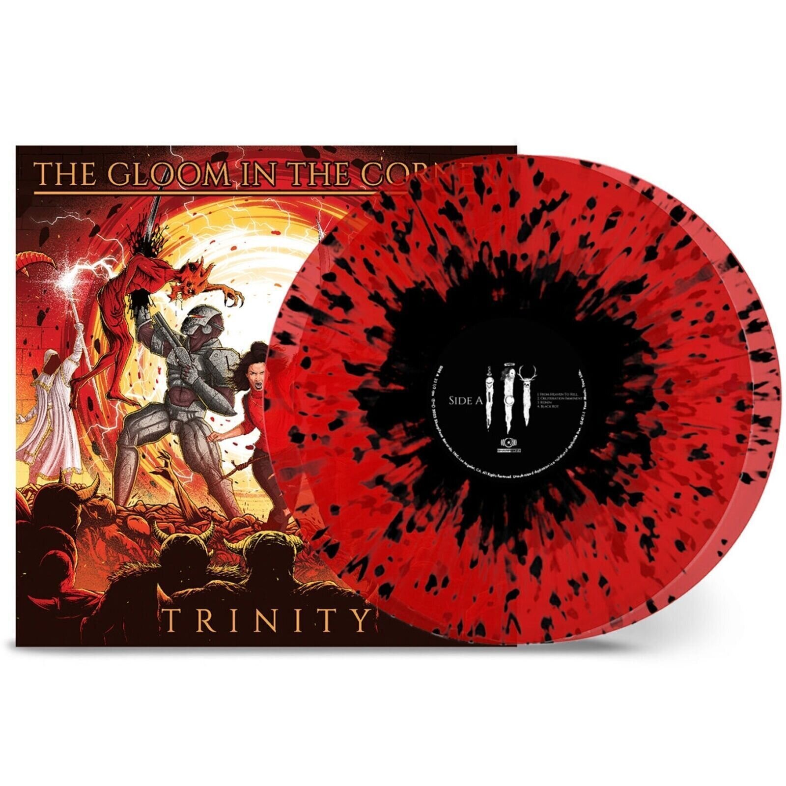 Vinyylilevy The Gloom In The Corner - Trinity (Limited Edition) (Transparent Red & Black Splatter Vinyl Coloured) (2 LP)