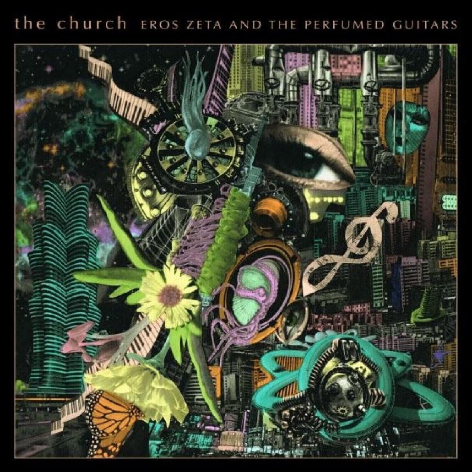 Schallplatte The Church - Eros Zeta And The Perfumed Guitars (Limited Edition) (Galaxy Green Coloured) (2 LP)