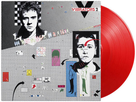 Vinyl Record The Vibrators - V2 (Limited Edition) (Translucent Red Coloured) (LP) - 1