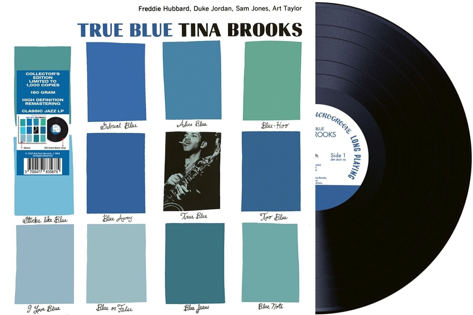 Vinyl Record Tina Brooks - True Blue (Reissue) (180 g) (LP)