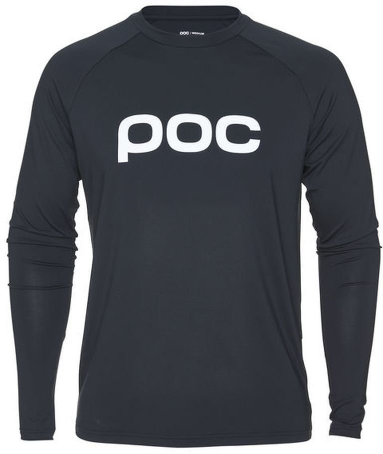 Odzież kolarska / koszulka POC Essential Enduro Golf Uranium Black 2XL